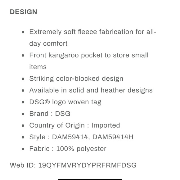 NWT!!  Men’s size medium hoodie - Picture 3 of 9